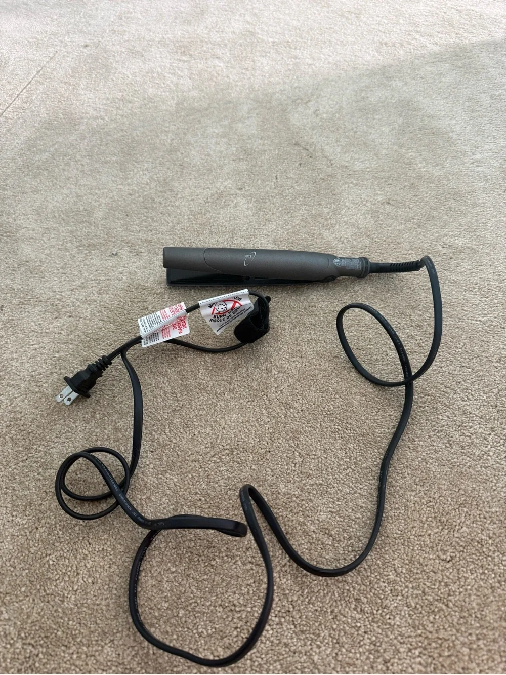 ion Smooth Ceramic Flat Iron - Matte Dark Gray